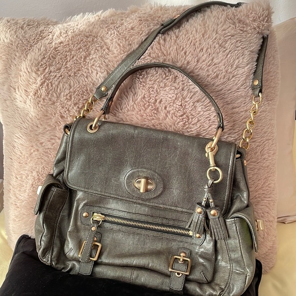 Womens medium size leather coach purse - Picture 1 of 8